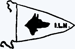 This is the Patrol flag of the Wolf Patrol of the 1st London Troop